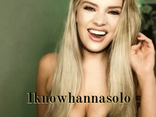 Iknowhannasolo