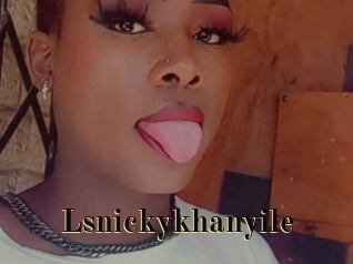 Lsnickykhanyile