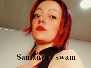 Samantha_swam